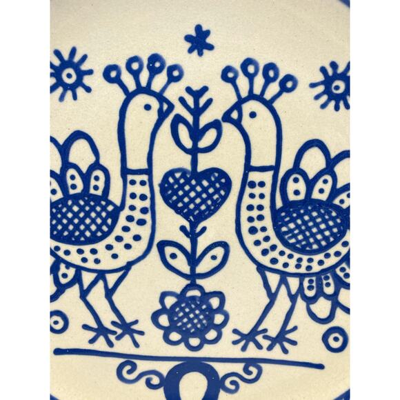 Karl Hentschel/Erna Leitner Studio ceramic Plate Tittmoning signed by leitner - Picture 3 of 8